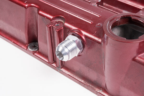 Radium Valve Cover 10AN Fitting Evo 8/9