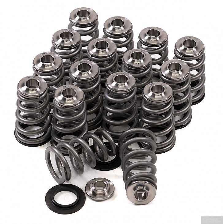 GSC 5073 High Pressure Conical Spring Set with Titanium Retainer & Chromoly Spring Seat Subaru Turbo EJ