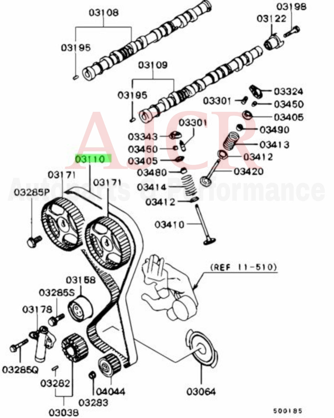 Mitsubishi Timing Belt Evo 9