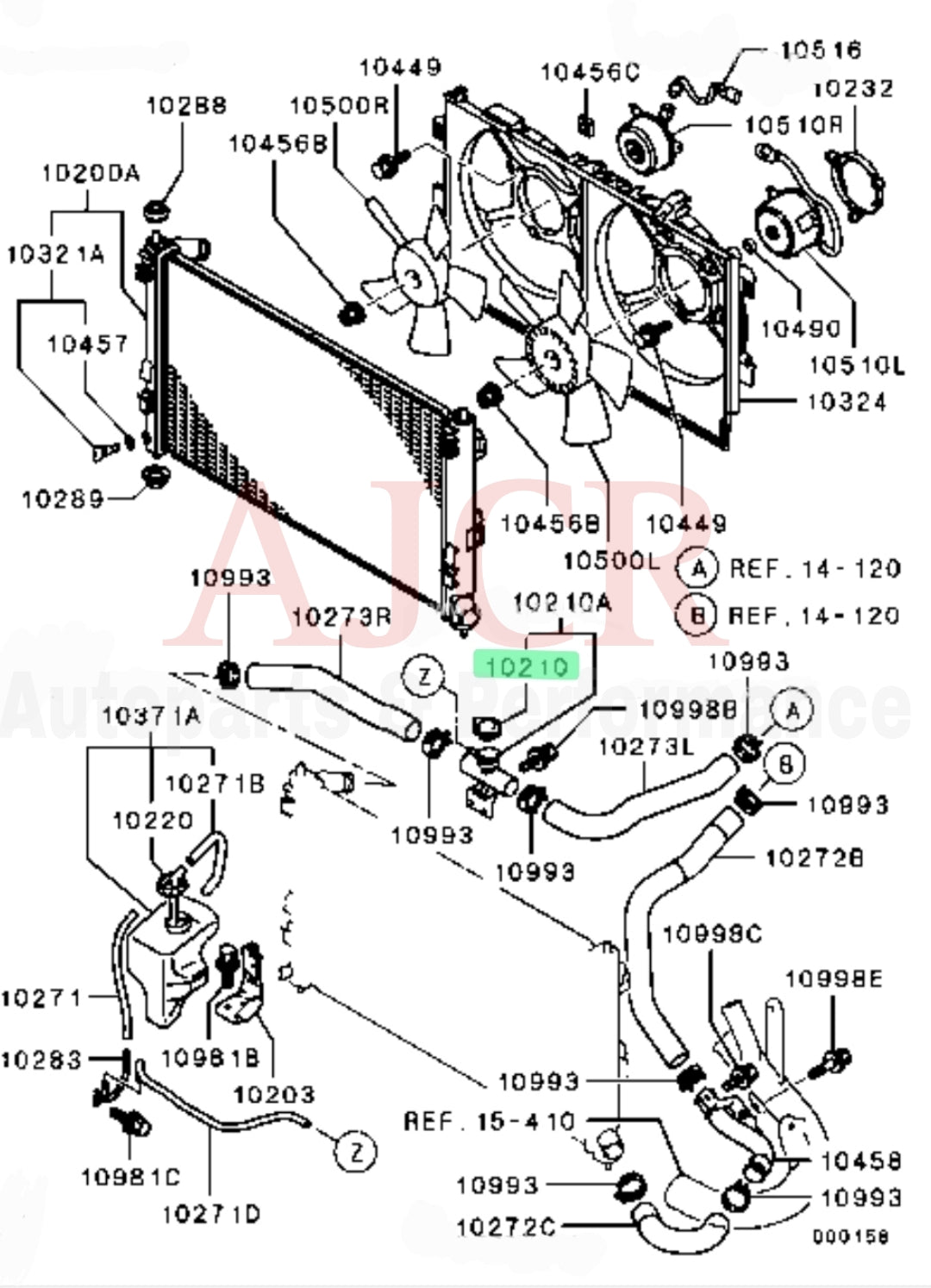 Mitsubishi Radiator Cap Evo 7-9/X