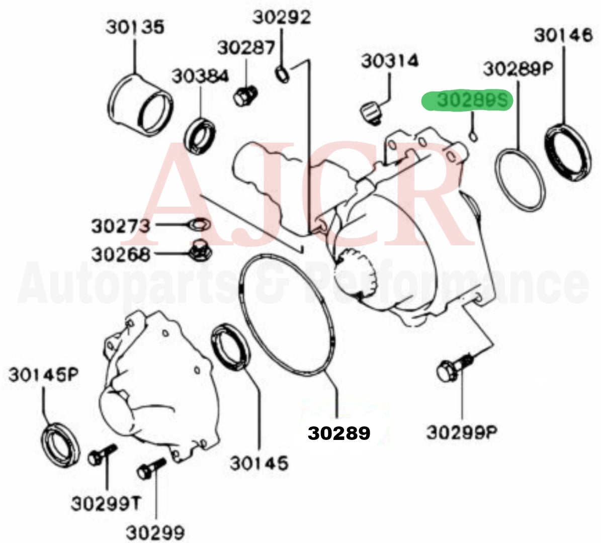 Mitsubishi Transfer Case Small Oring Evo 4-9 / Outlander 03-06