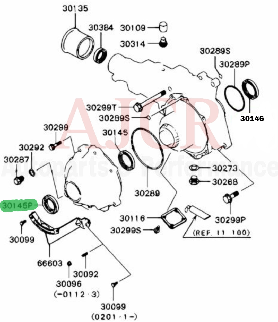 Mitsubishi Axle Seal Evo IV-X