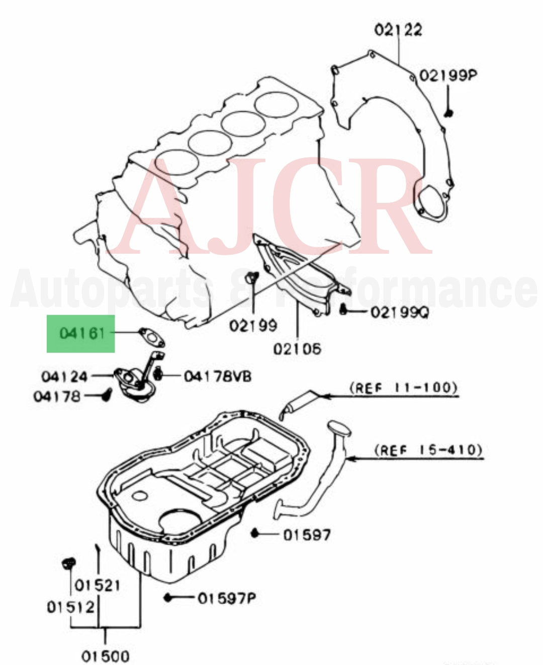 Mitsubishi Engine Oil Strainer Gasket Evo 1-9/DSM