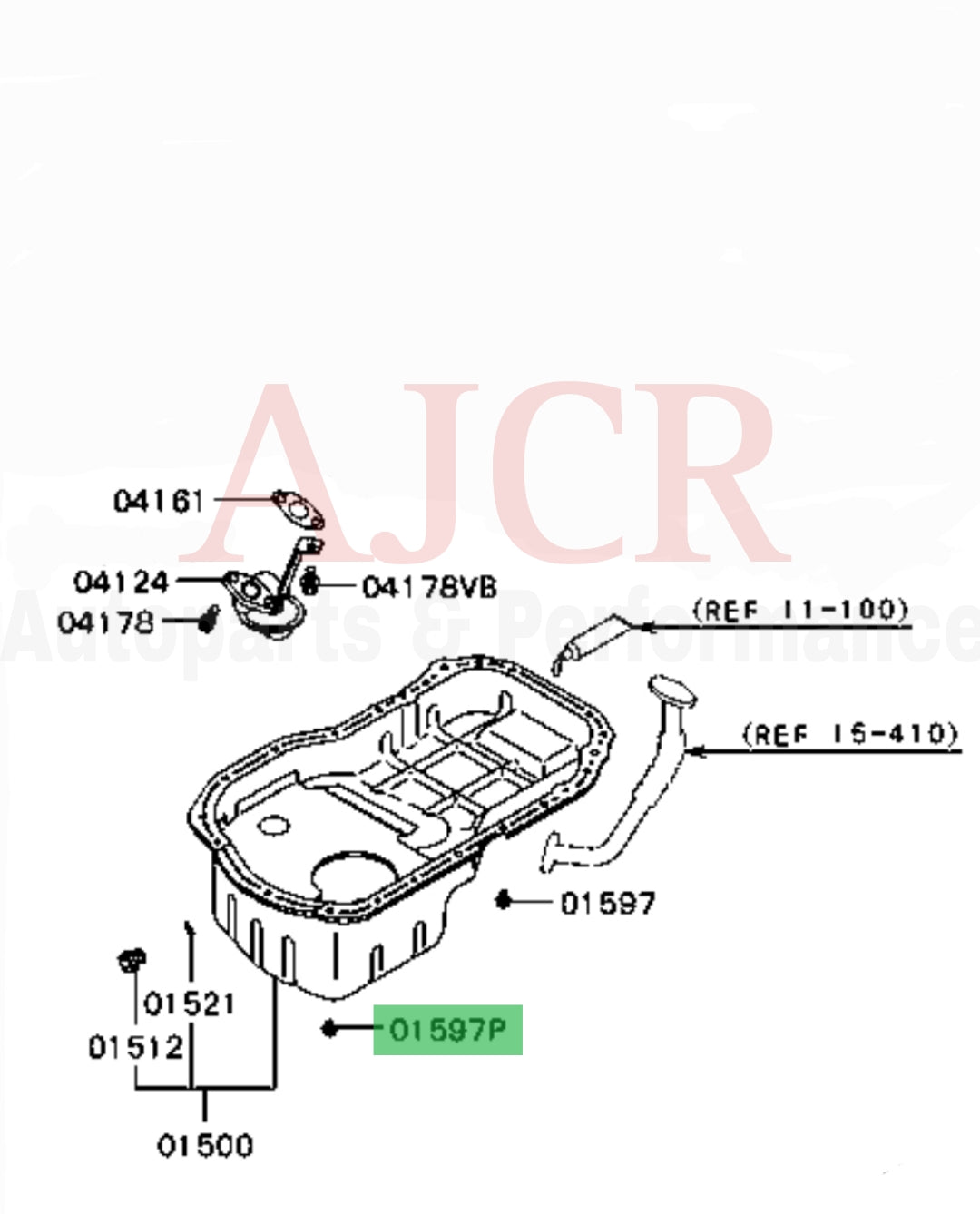 Mitsubishi Oil Pan Short Bolt Evo 4-9