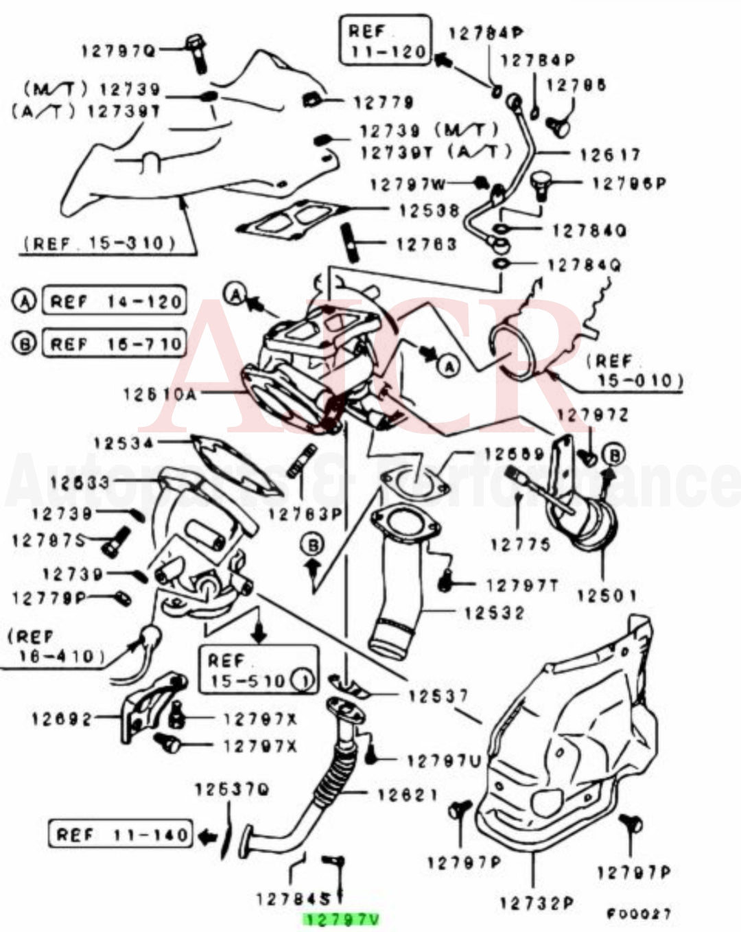 Genuine Mitsubishi Oil Return Line Bolt To Oil Pan Evo 1-9/DSM
