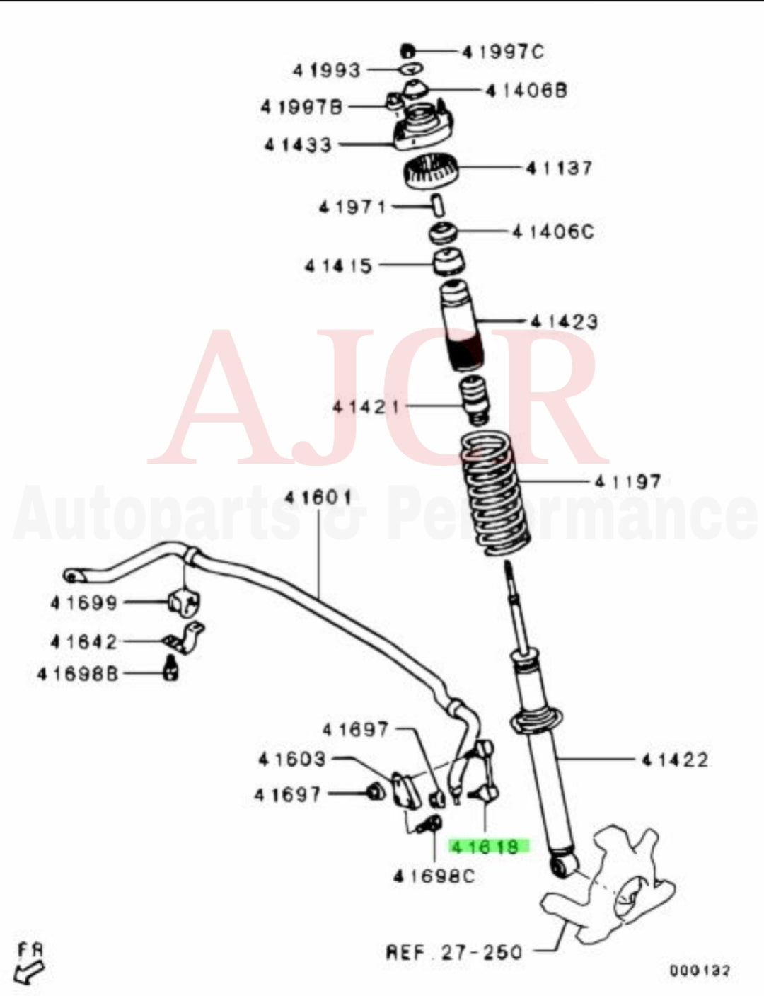 FVP Rear Sway Bar Link Evo X