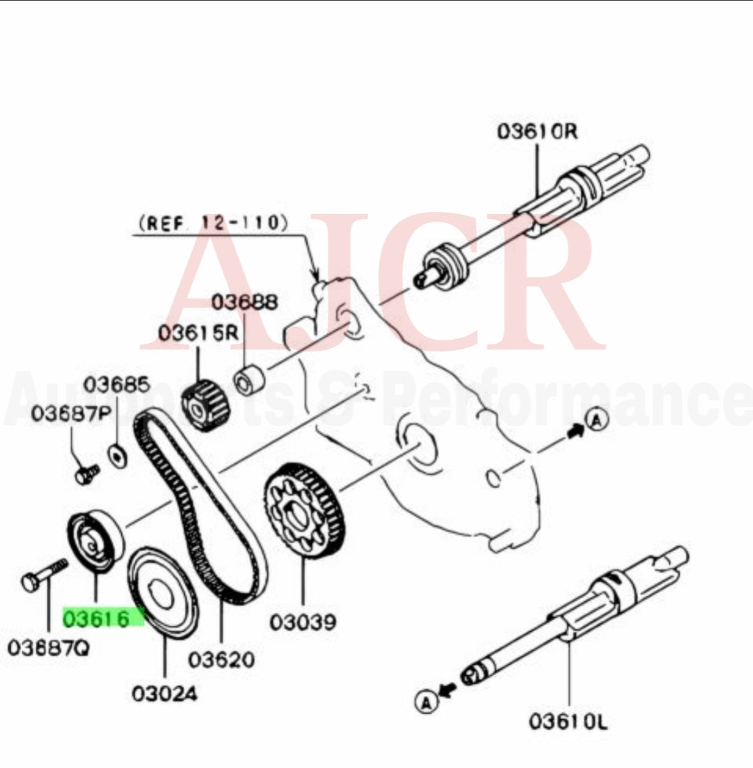 NTN Balance Shaft Tensioner Pulley 1G DSM