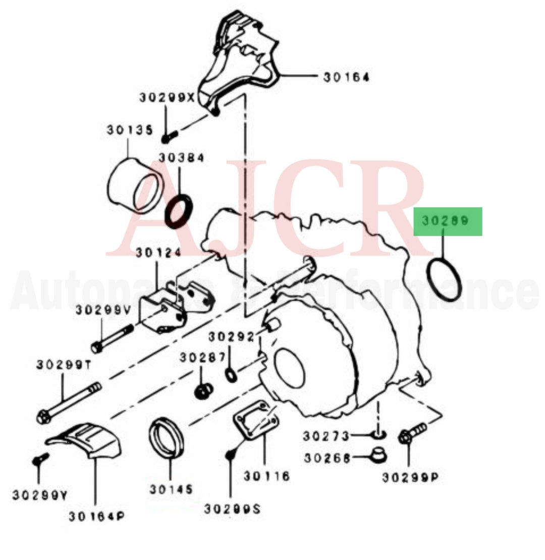 Mitsubishi Transfer Case To Transmission Oring Evo X