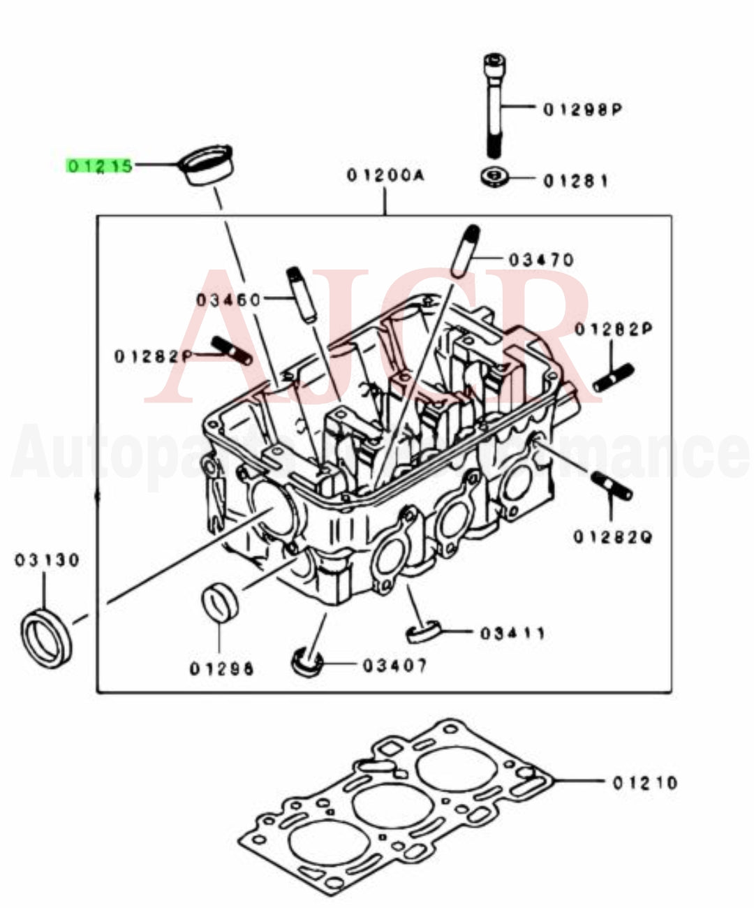 Mitsubishi Spark Plug Tube Seal Eclipse/Galant/Mirage