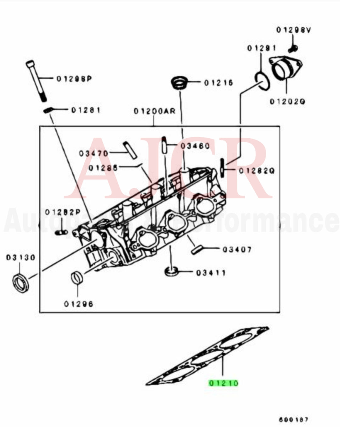 Mitsubishi Head Gasket Eclipse/Galant 3.8L