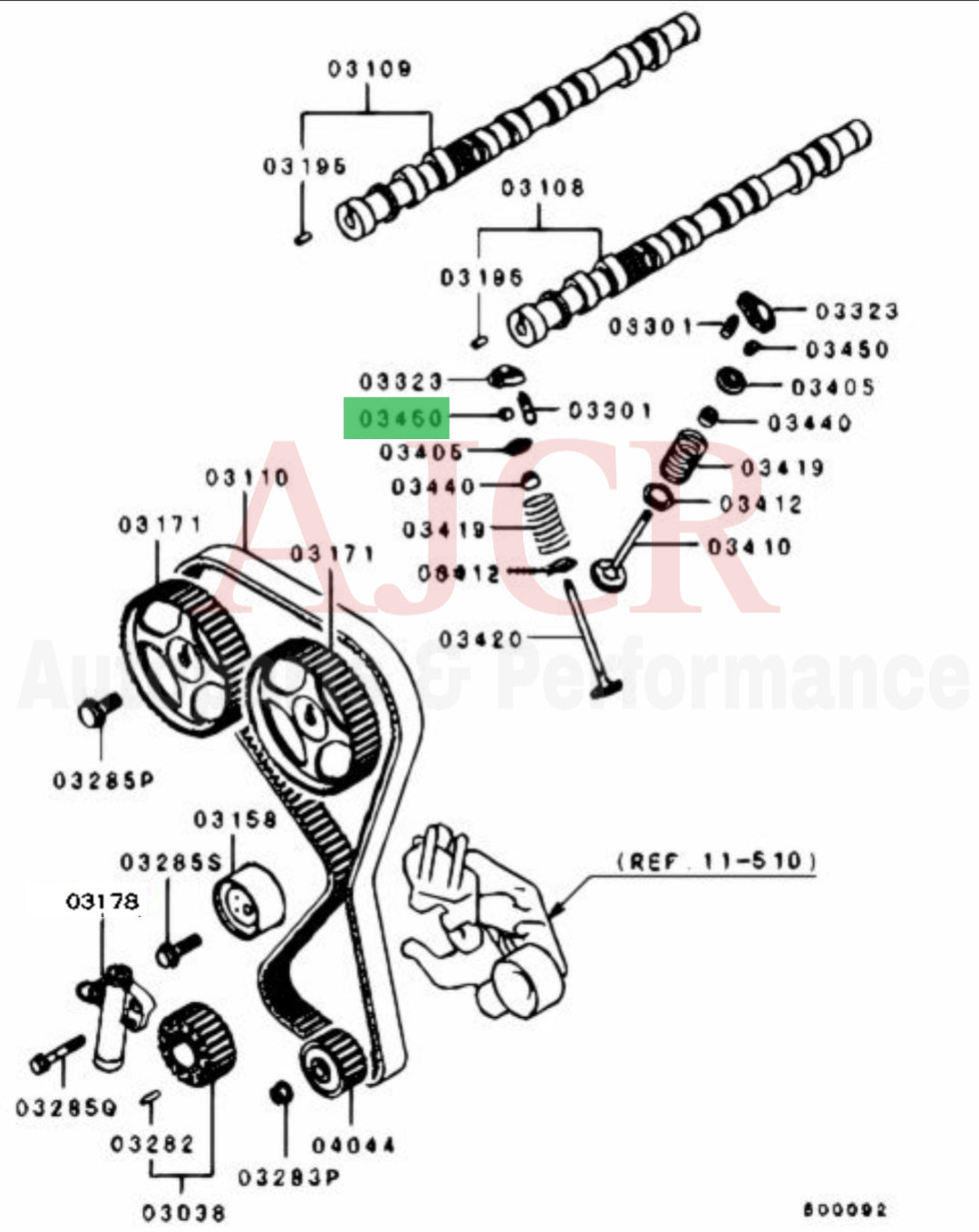 Mitsubishi Valve lock Keepers Evo 1-9/1G 2G DSM