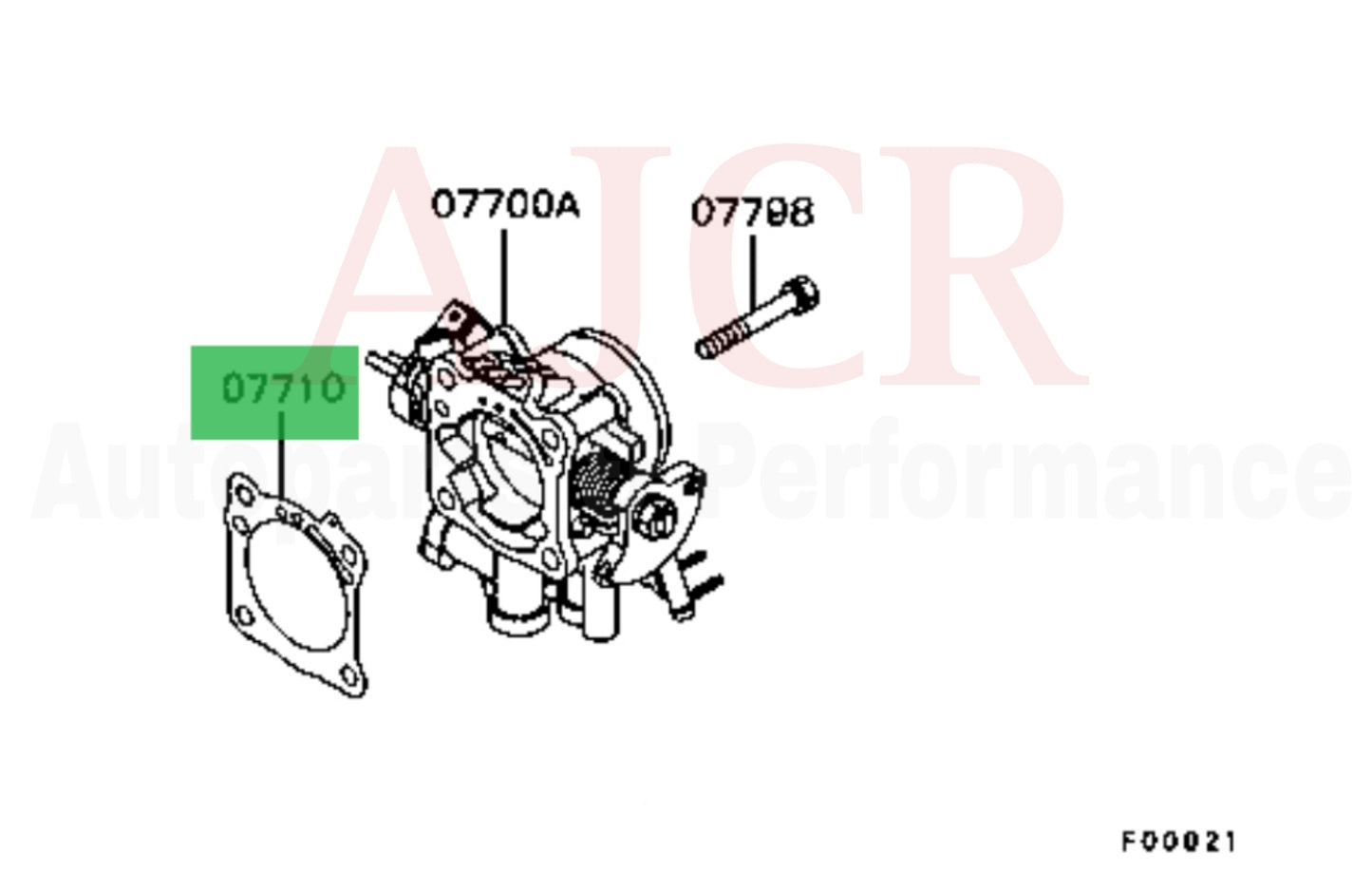 Mitsubishi Throttle Body Gasket Evo 4-9/3000GT