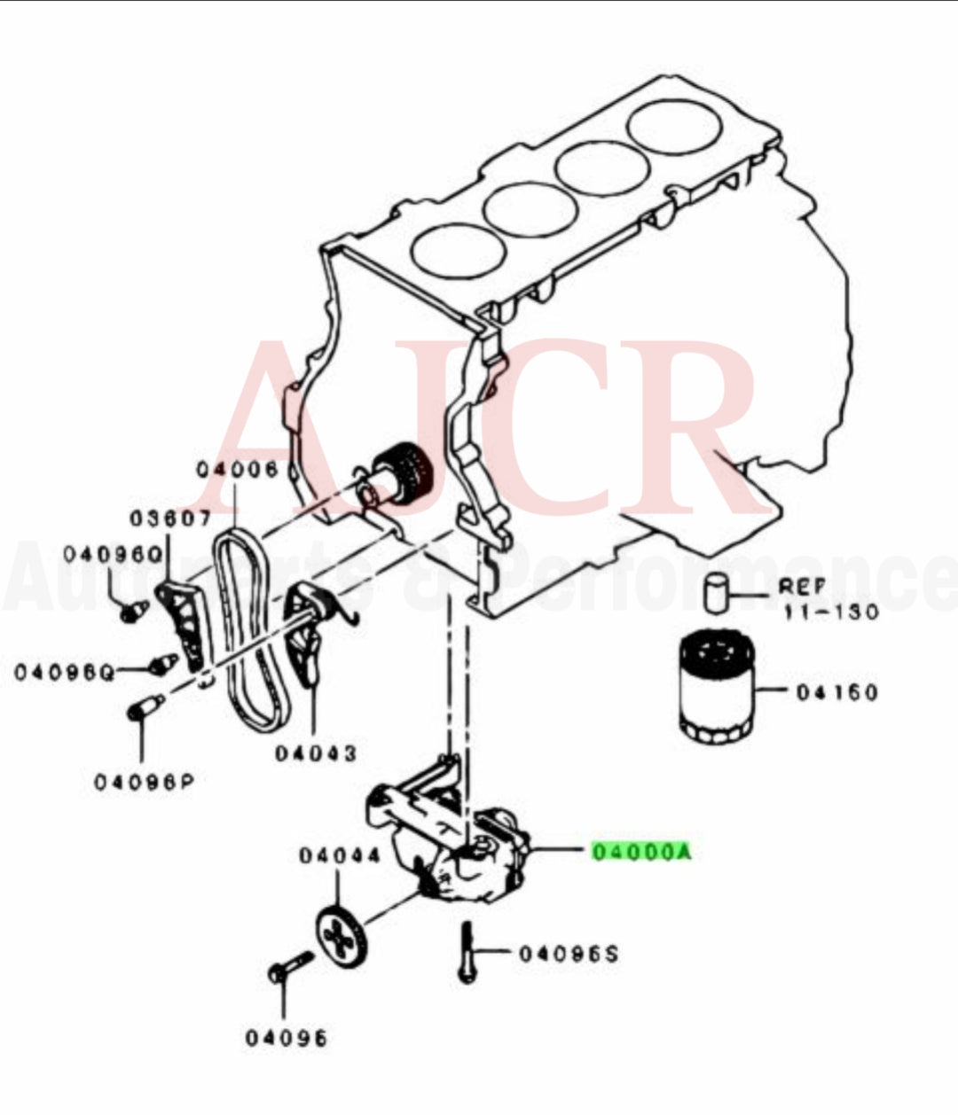 Mitsubishi Oil Pump Evo X