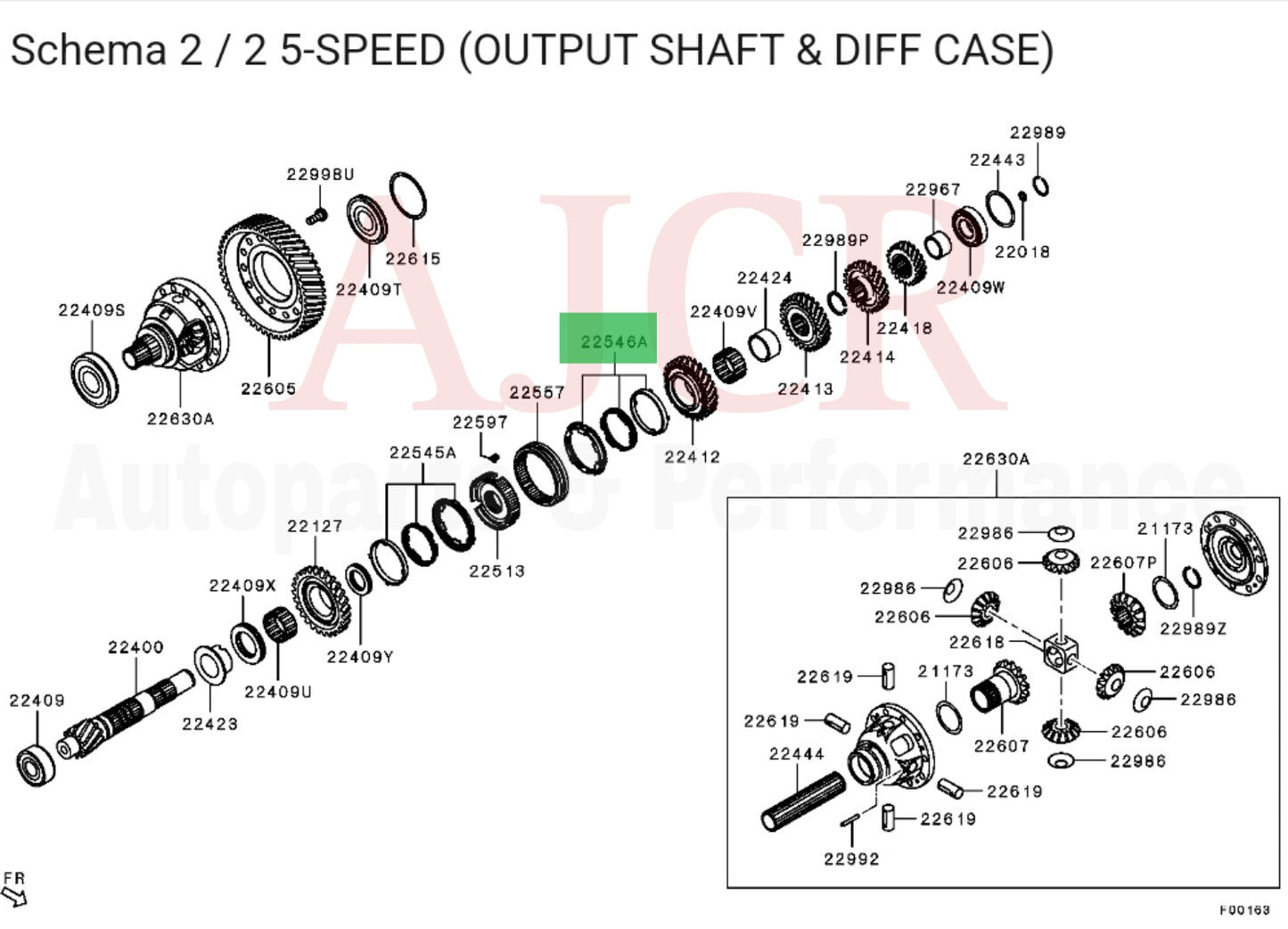 Mitsubishi 2nd Gear Synchro Ring Evo X