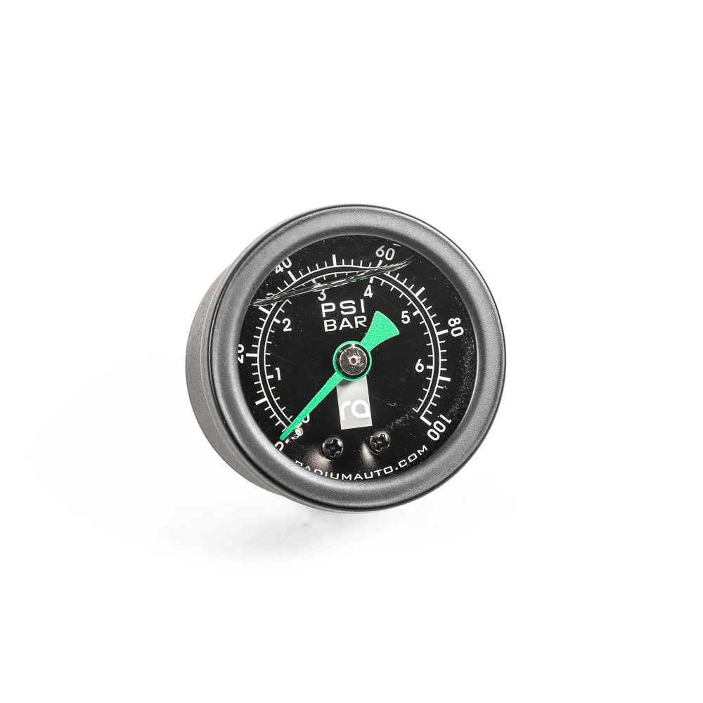 Radium Fuel Pressure Gauge with 8AN ORB Adapter