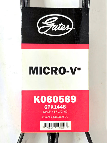 Gates Serpentine Belt Evo 7/9 (Without A/C)
