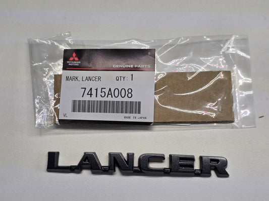 Mitsubishi Trunk JDM Black (LANCER) Emblem Evo 8/9 MR