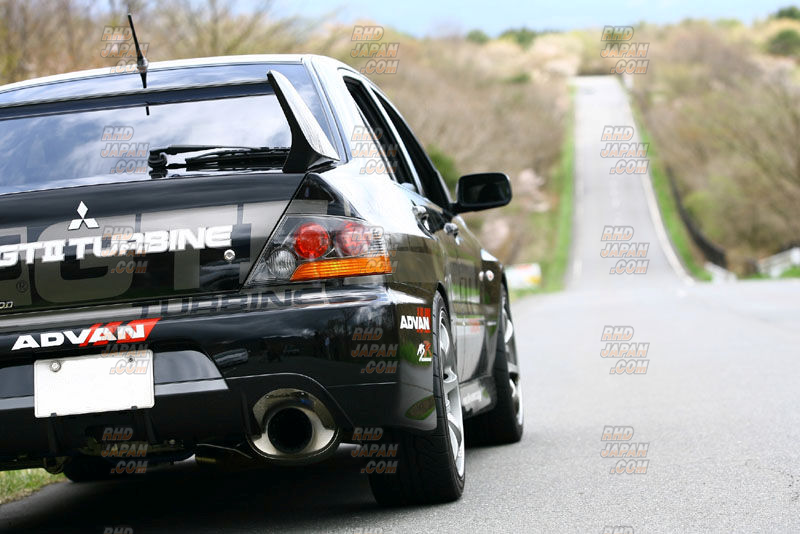 HKS Super Turbo Stainless Exhaust Evo 7-9 With JDM Evo 9 Bumper