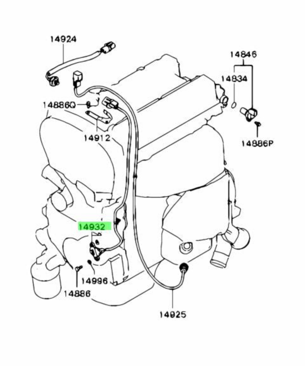 Mitsubishi Crank Angle Sensor Evo 4-9