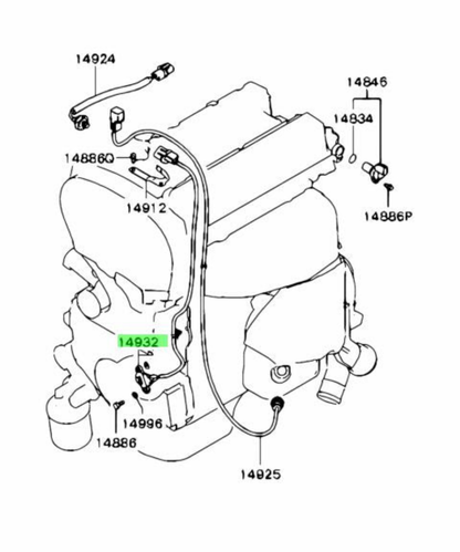Mitsubishi Crank Angle Sensor Evo 4-9