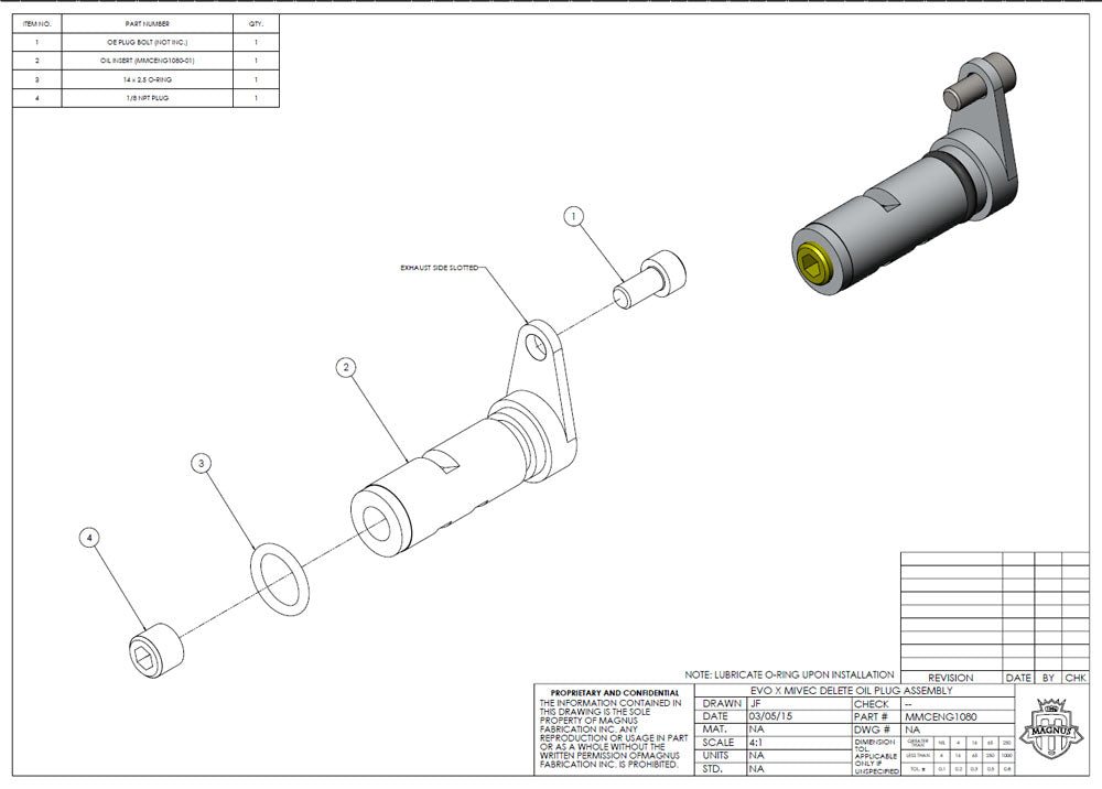Magnus 4B11 Adjustable Cam Gears/MIVEC Delete