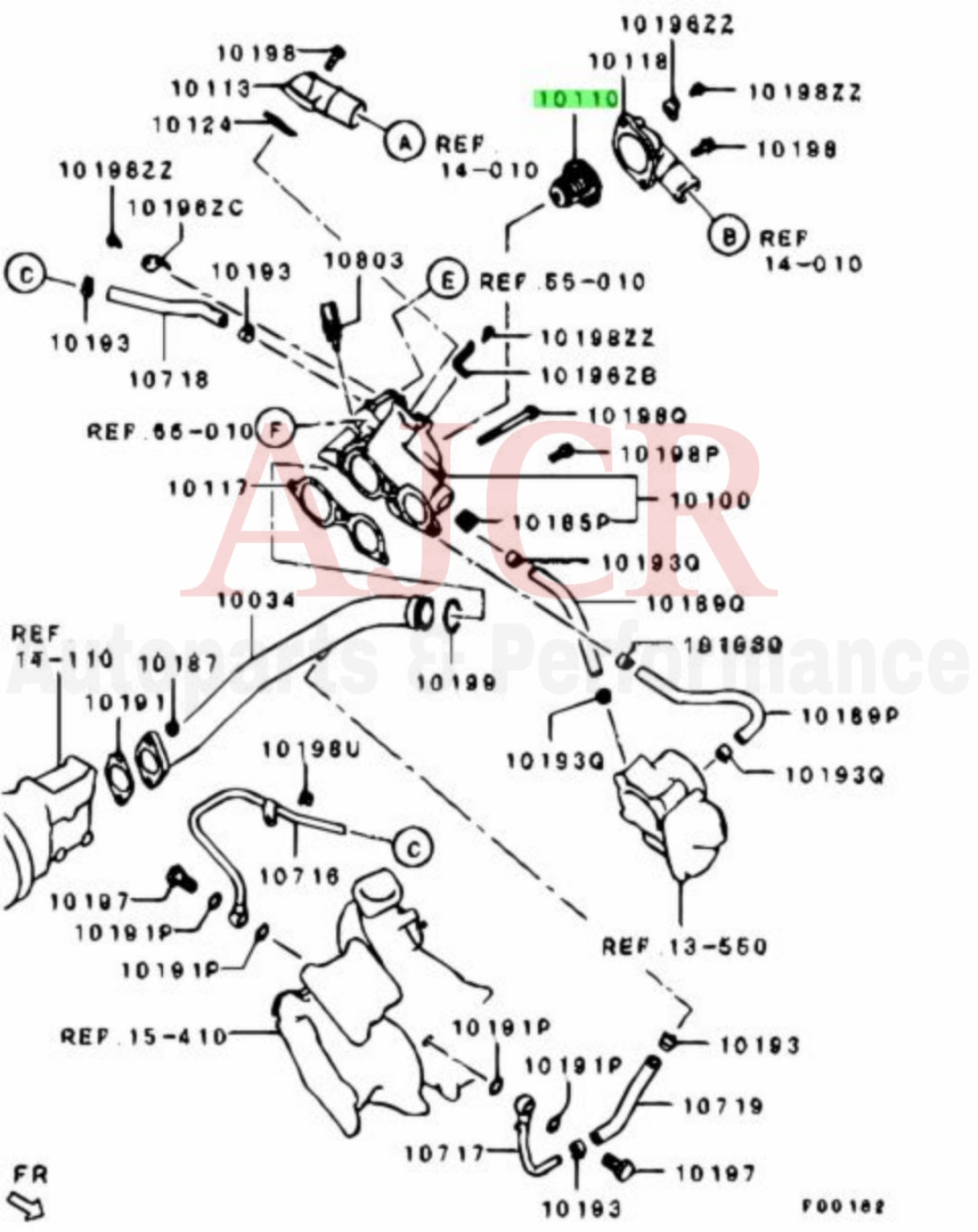 Mitsubishi Thermostat Evo X