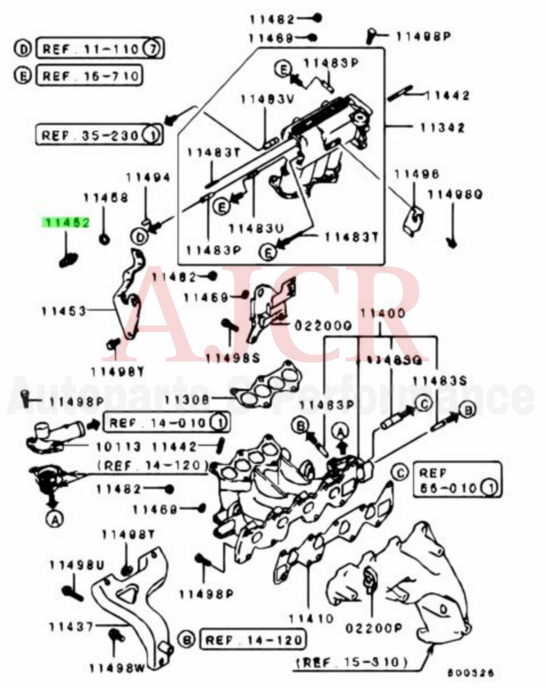 Mitsubishi Air Intake Temperature Sensor Evo X