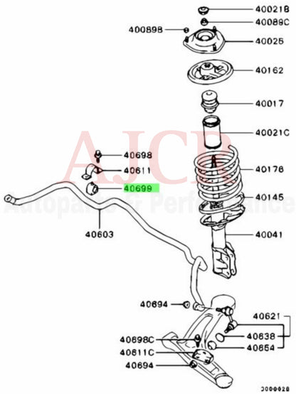 Mitsubishi Front Sway Bar Bushing Evo X