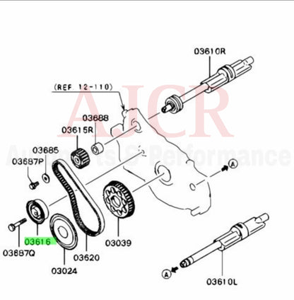 NTN Balance Shaft Tensioner Pulley Evo 4-9/ 2G DSM