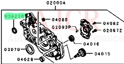 Musashi Balance Shaft Oil Seal Evo 1-9/DSM