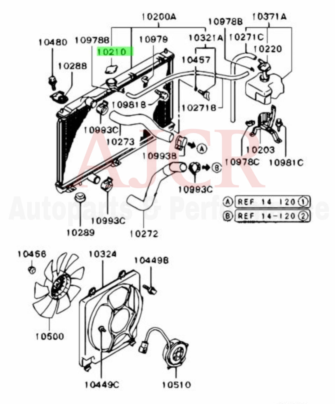 Mitsubishi Radiator Cap Evo 7-9/X