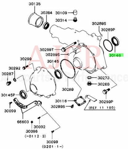 Mitsubishi Transfer Case To Transmission Oil Seal Evo 4-7