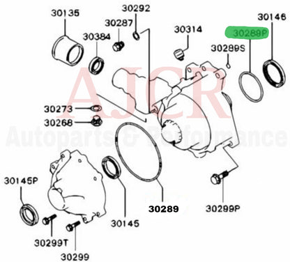 Mitsubishi Transfer Case To Transmission Oring Evo4-9/ Outlander