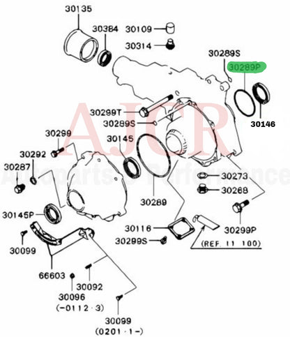 Mitsubishi Transfer Case To Transmission Oring Evo4-9/ Outlander