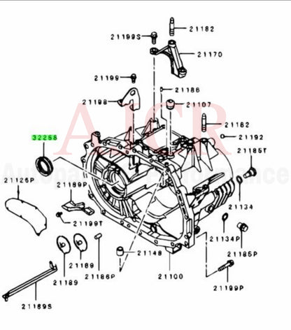 Mitsubishi Axle Seal Evo IV-X