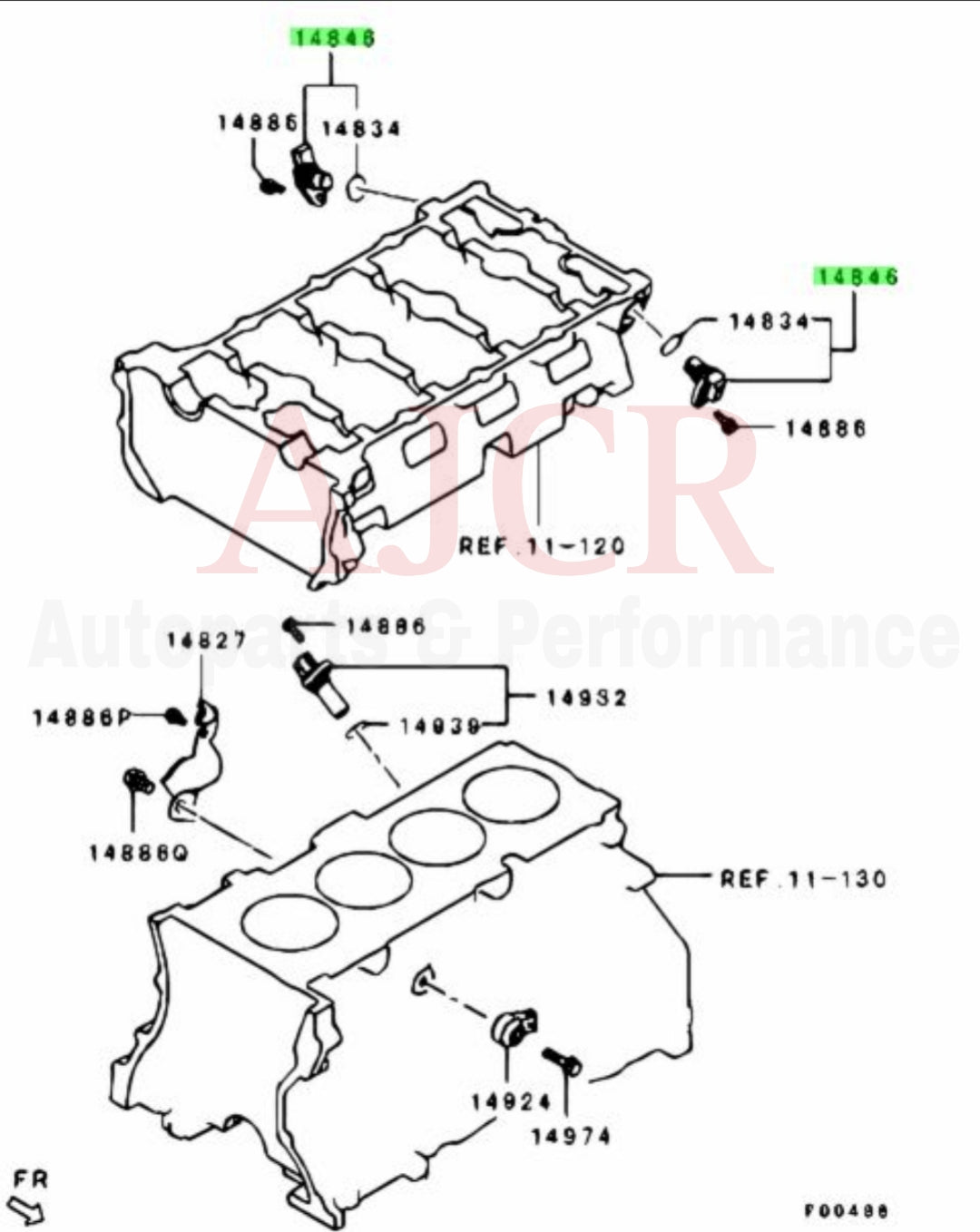 Mitsubishi Camshaft Position Sensor Evo X