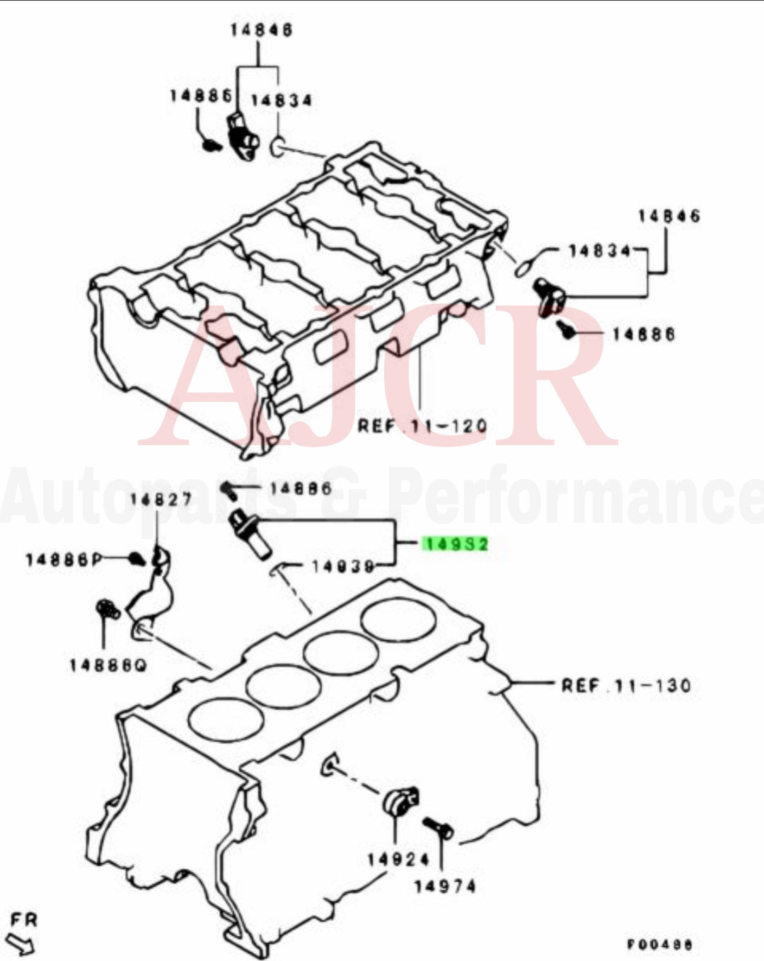 Mitsubishi Crank Angle Sensor Evo X