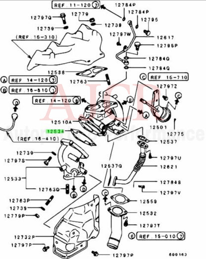 Mitsubishi Turbo To O2 Housing Gasket Evo 4-9