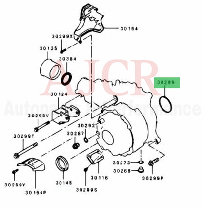 Mitsubishi Transfer Case To Transmission Oring Evo X