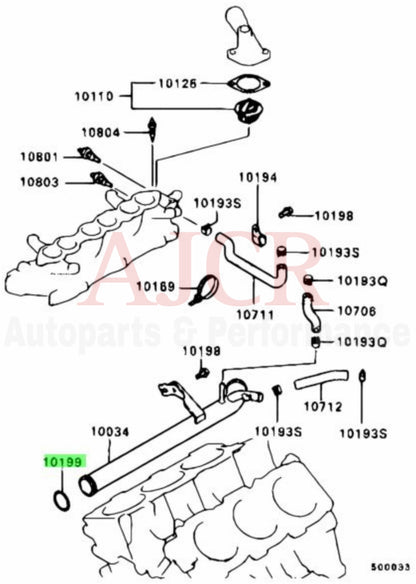 Mitsubishi Water Pipe Oring 3000GT/Eclipse/Galant/Endeavor V6