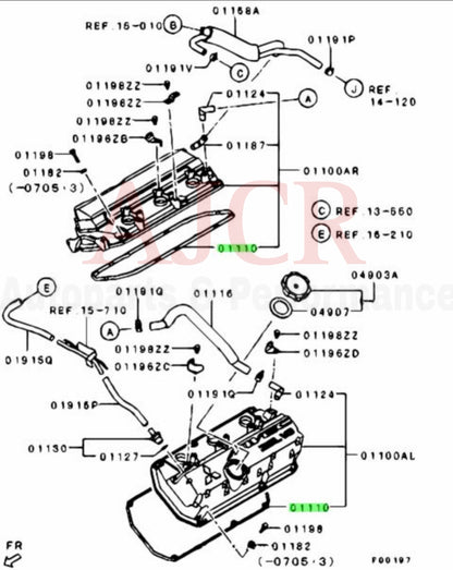 Mitsubishi Valve Cover Gasket Eclipse/Galant 3.8L