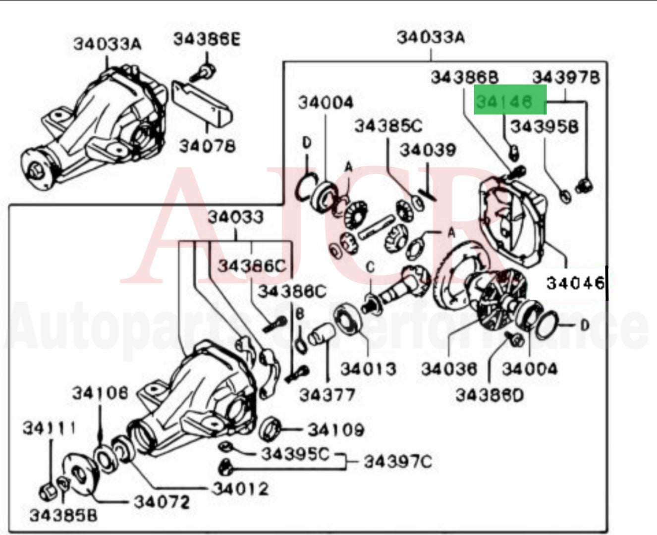 Mitsubishi Rear Differential Plug Breather Evo X