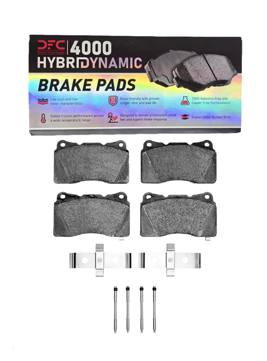 Dynamic Friction Front Ceramic Brake Pads Evo 5-9/X