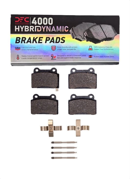 Dynamic Friction Rear Ceramic Brake Pads Evo X