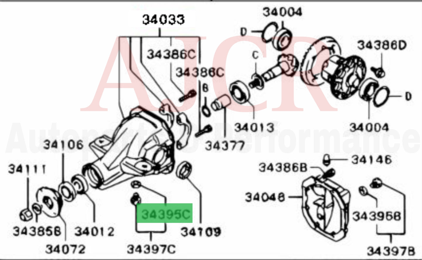 Mitsubishi Drain Plug Washer Gasket 18.2mm.
