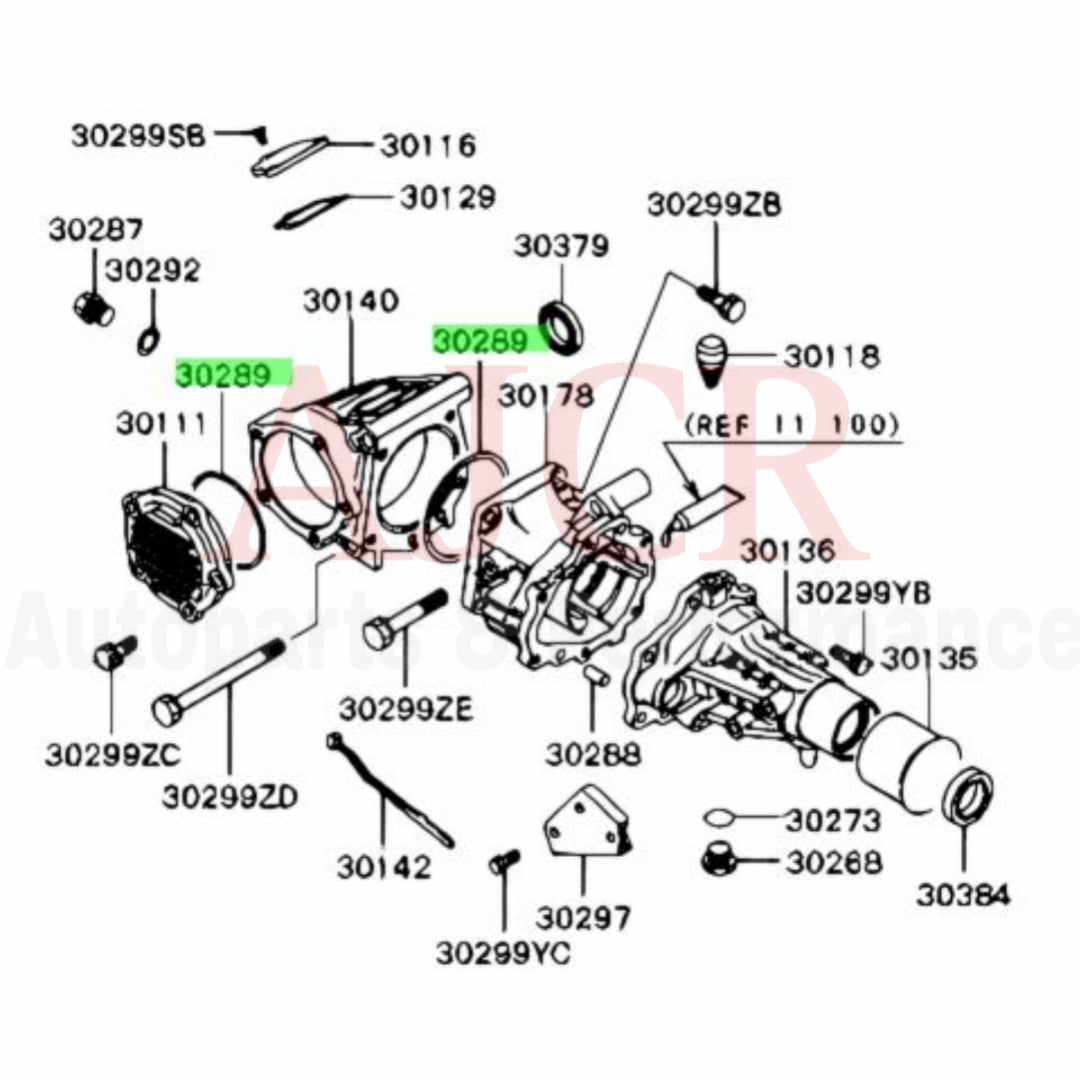 Mitsubishi Transfer Case O-ring Evo 1-3/DSM