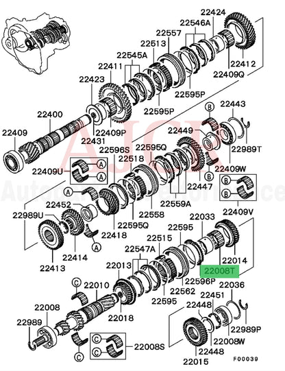 Mitsubishi Needle Bearing  Evo 4-9 5-Speed