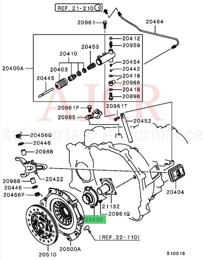 Mitsubishi Clutch Release Bearing Evo 4-9/ Eclipse V6 3.0L