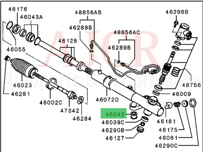 Mitsubishi Rack & Pinion Bushing Evo 7-9