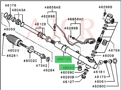 Mitsubishi Rack & Pinion Bushing Evo 7-9